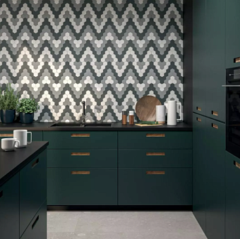 Матовый керамогранит KERAMA MARAZZI Агуста 1330S серый натуральный 9,8х9,8см 0,96кв.м.