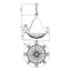Светильник подвесной Maytoni Pantheon H021PL-08CH 40Вт E14