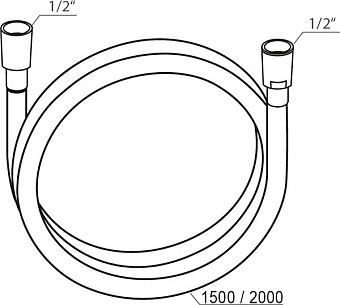 Душевой шланг RAVAK X07P339 200см