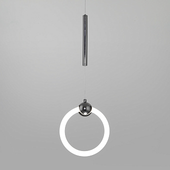 Светильник подвесной Eurosvet Rim 90165/1 черный жемчуг 10Вт LED