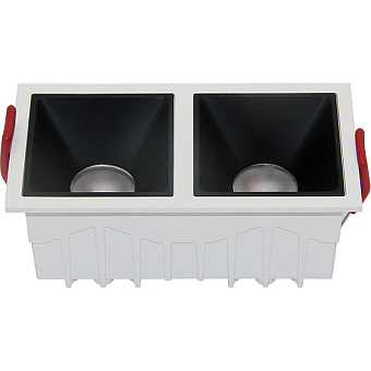 Светильник точечный встраиваемый Maytoni Alfa LED DL043-02-15W4K-SQ-WB 30Вт LED