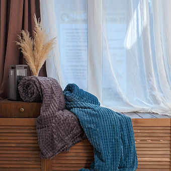 Плед La Prima Soft 160х200см Графит