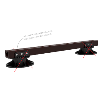 Лага из ДПК Bruggan 2200х40х30мм