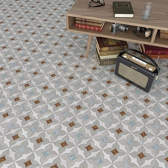 Матовый керамогранит VIVES Seine 30690 Morland-R Cielo 15х15см 1кв.м.