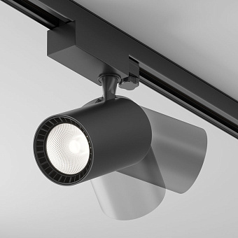 Трековый светильник Maytoni Vuoro TR029-3-26W4K-M-B 26Вт LED чёрный для трёхфазного трека