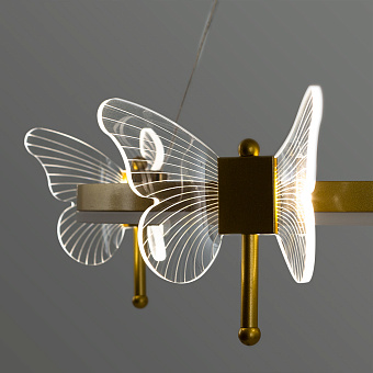 Люстра подвесная Arte Lamp DARCY A2187LM-1GO 72Вт 1 лампочек LED
