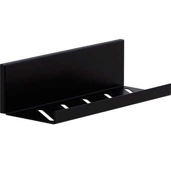 Полка в ванную AQUANET Магнум 302224 1-ярусная 11х30см чёрный