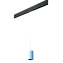 Трековый светильник Lightstar Rullo PRORP435 50Вт GU10 голубой для однофазного трека