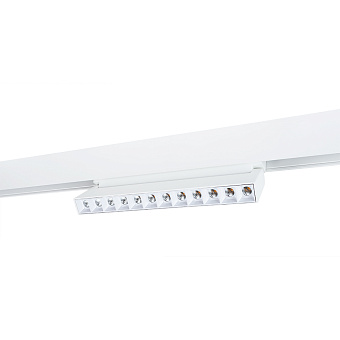Магнитный трековый светильник Arte Lamp LINEA A4668PL-1WH 12Вт LED белый