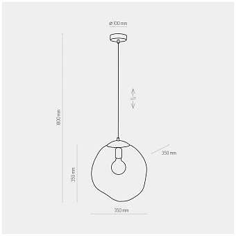 Светильник подвесной TK Lighting Sol 4261 60Вт E27