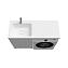 Тумба с раковиной IDDIS Optima Home OPH12LDi95K 48х120х89см