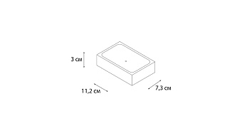 Мыльница FIXSEN Punto FX-200-4 белый