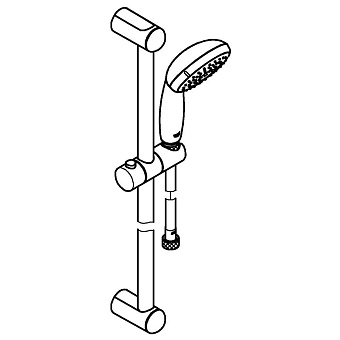 Душевой гарнитур GROHE Tempesta New 27644001 хром