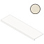 Плитка для ступеней Atlas Concord Италия Prism A4Y6 Cotton Scalino 120 Silk 33х120см 0,396кв.м. сатинированная