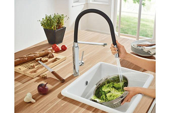 Смеситель для кухни GROHE Concetto New 31491000 выдвижной излив хром