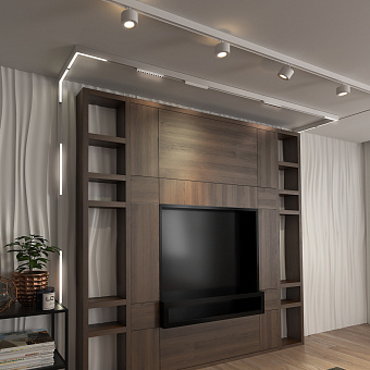 Трековый светильник Novotech FLUM 358914 24Вт LED белый для низковольтного трека