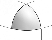 Вставка FAP CERAMICHE Lumina fMGQ White 1х1см 0,001кв.м.