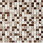 Мозаика PIXEL Каменная PIX277 Emperador Dark/White Wooden/Dolomiti Bianco мрамор 30,5х30,5см 0,93кв.м.