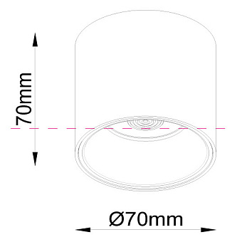 Светильник точечный накладной Maytoni Alfa LED C064CL-L12W3K 12Вт LED