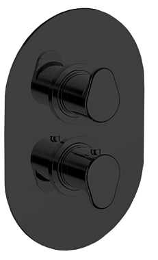 Смеситель для душа Cisal LineaViva LV01810040 чёрный (матовый)