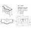 Тумба под раковину напольная CAPRIGO VERONA 33522-TP812 50х87,4х121,2см