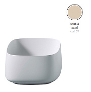 Раковина накладная ArtCeram Cognac COL006 59 00 43х43см