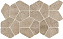Керамическая мозаика Atlas Concord Италия Lims A3JG Grey Mosaico Gemini 24х41,6см 0,5кв.м.