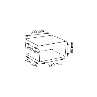 Корзина для белья WASSERKRAFT BERKEL WB-480-S плетёная 15,3л