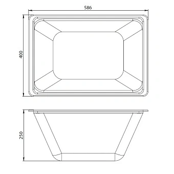 Контейнер для ванной AM-PM Gem W90A-070-070W-C белый