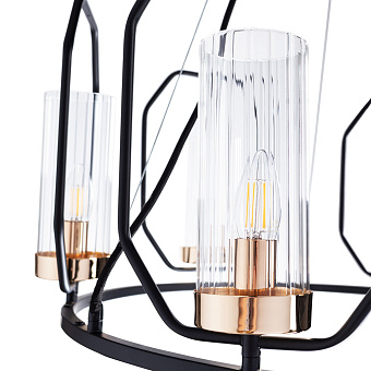 Светильник подвесной Arte Lamp CELAENO A7004SP-6BK 60Вт E14