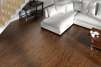 Пробковый пол CORKSTYLE ECOCORK-LOCK 915х305х10,5мм Linea Choco Linea Chocco 1,953кв.м