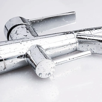 Смеситель для кухни Maxonor MN4460 гибкий излив белый