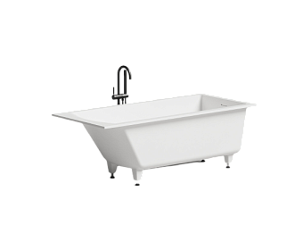 Ванна каменная SALINI CASCATA 104313GRH 169,8х75см встраиваемая