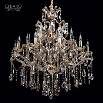 Люстра потолочная Chiaro Одетта 405010316 640Вт 16 лампочек E14