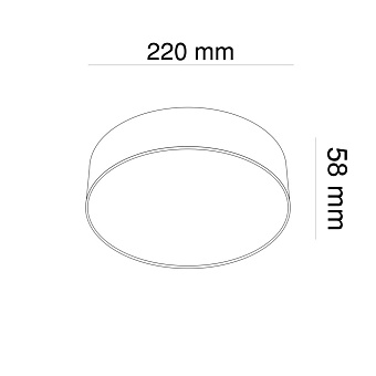 Светильник потолочный Maytoni Zon C032CL-L32MG3K 32Вт LED