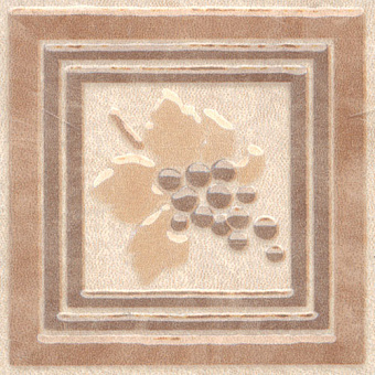 Вставка KERAMA MARAZZI Вилла Флоридиана AD\A242\SG9179 Бежевый/Коричневый 7,2х7,2см 0,187кв.м.