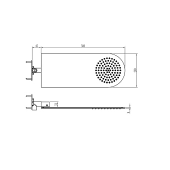 Душевая система RGW Shower Panels 50140801-01 SP-6143-01 хром