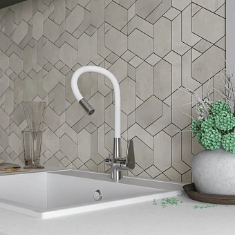 Смеситель для кухни ESKO Cora CL 03 W высокий излив хром