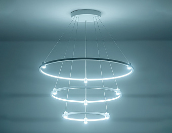 Люстра подвесная Ambrella COMFORT LineTech FL5511 90Вт 12 лампочек LED