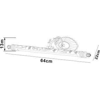 Светильник настенный Arte Lamp NAPOLI A6308AP-1AB 8Вт LED