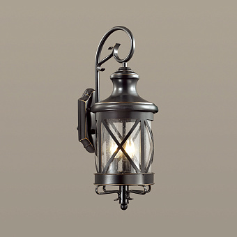 Светильник фасадный Odeon NATURE 4045/3W 180Вт IP44 E14 чёрный