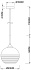 Светильник подвесной Arte Lamp WAVE A7762SP-1CC 60Вт E27