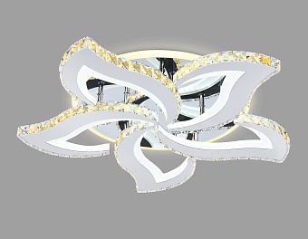 Люстра потолочная Ambrella ACRYLICA Ice FA1723 105Вт 5 лампочек LED