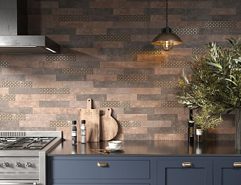 Настенная плитка KERAMA MARAZZI 26310 коричневый светлый матовый 28,5х6см 0,82кв.м. матовая