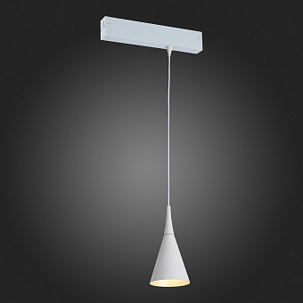 Трековый светильник ST Luce SKYLINE 220 ST502.503.01 40Вт E27 белый для однофазного трека