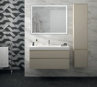 Пенал подвесной KERAMA MARAZZI CUBO CU.165Lh\LIM 30х35х165см Лимо