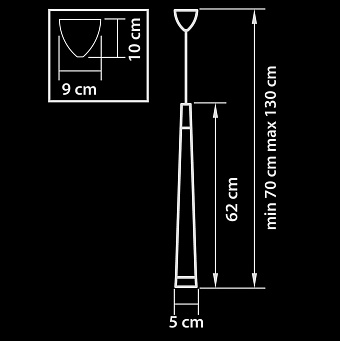 Светильник подвесной Lightstar Punto 807014 40Вт G9