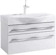 Тумба с раковиной AQWELLA Milan Mil.01.08/2/W 50х80х53,5см