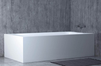 Ванна каменная SALINI ORLANDO 102115G S-Sense глянцевая 160х70см встраиваемая