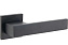 Дверная ручка нажимная Code Deco Slim H-30115-A-BLM чёрный матовый